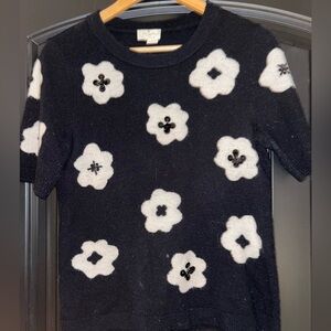 Kate Spade short-sleeve wool sweater